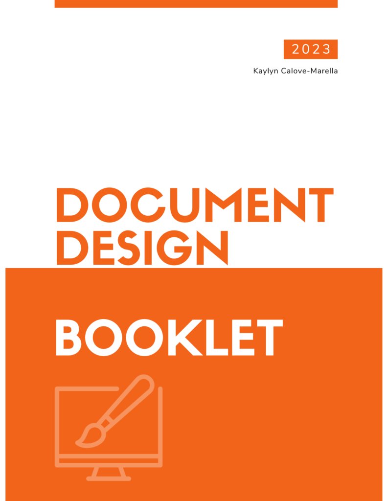 Document Design Booklet